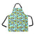 Angelfish Pattern Print Design 02 Apron with Pocket