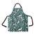 Tropical Palm Leaves Pattern Apron with Pocket