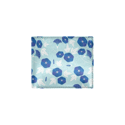 Morning Glory Pattern Print Design MG07 Men's ID Card Wallet