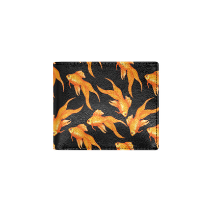 Goldfish Pattern Print Design 03 Men's ID Card Wallet