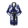 Cherry Blossom Pattern Print Design CB01 Women Kimono Robe