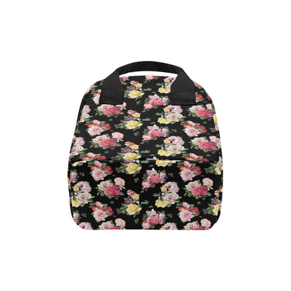 Rose Pattern Print Design RO010 Insulated Lunch Bag