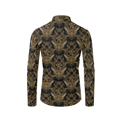 Eye of Horus Mandala Style Men's Long Sleeve Shirt