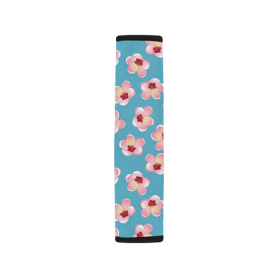 Cherry Blossom Pattern Print Design CB09 Car Seat Belt Cover