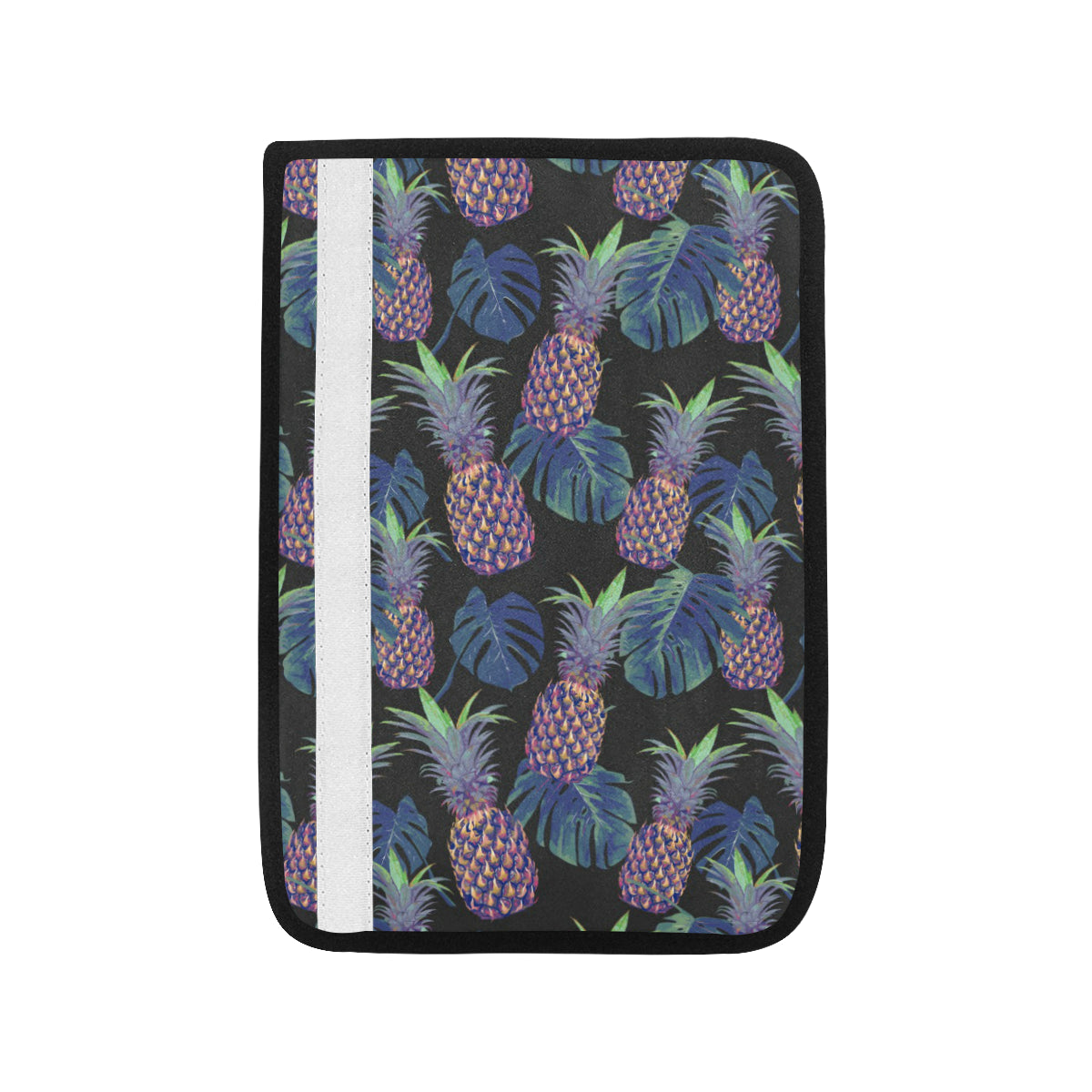 Pineapple Pattern Print Design PP04 Car Seat Belt Cover