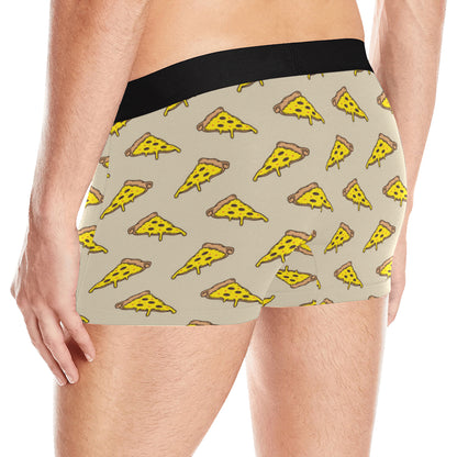 Pizza Pattern Print Design A04 Men's Boxer Briefs