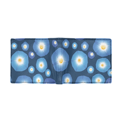 Morning Glory Pattern Print Design 02 Men's ID Card Wallet