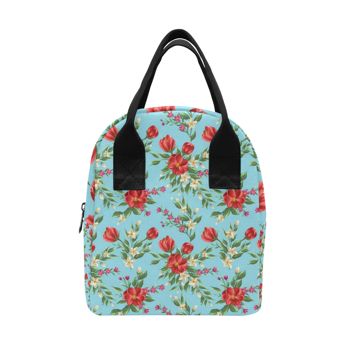 Summer Floral Pattern Print Design SF011 Insulated Lunch Bag