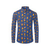 Campfire Pattern Print Design 03 Men's Long Sleeve Shirt