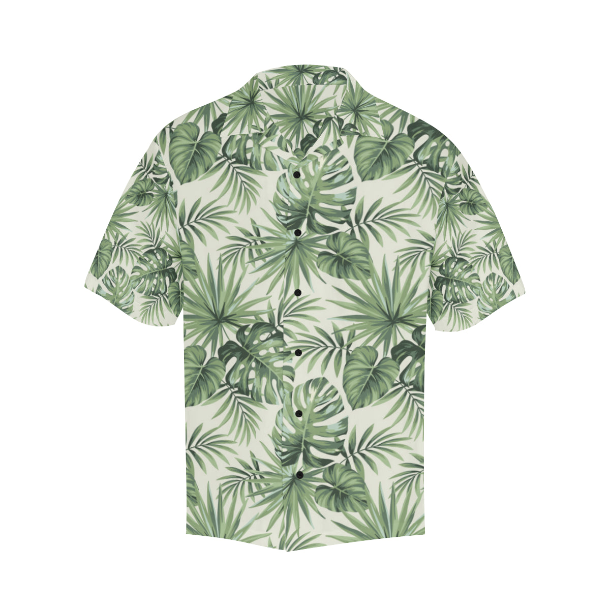 Palm Leaf Pattern Print Design A02 Men's Hawaiian Shirt