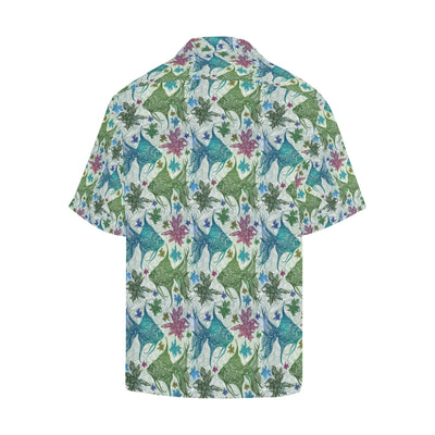 Angelfish Tribal Pattern Print Design 01 Men's Hawaiian Shirt