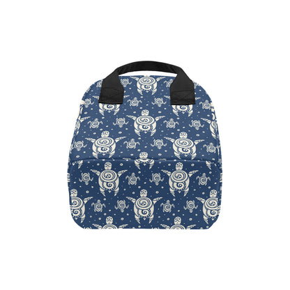 Sea Turtle Tribal Insulated Lunch Bag