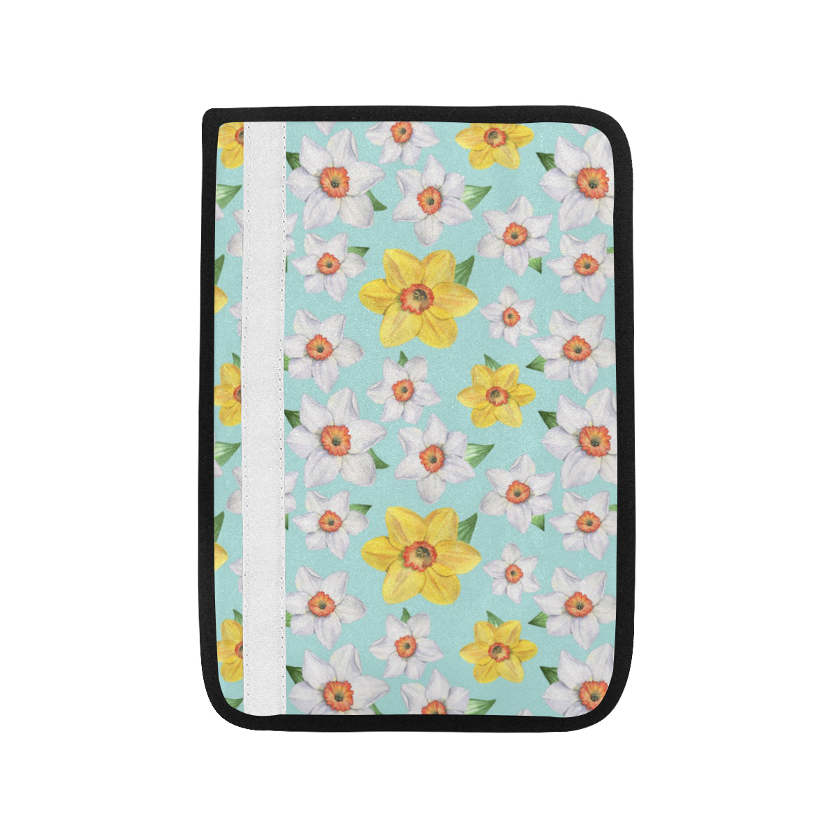 Daffodils Pattern Print Design DF07 Car Seat Belt Cover