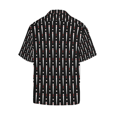 Baseball Pattern Print Design 03 Men's Hawaiian Shirt