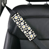 Daisy Pattern Print Design 01 Car Seat Belt Cover