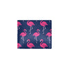 Pink Flamingo Pattern Men's ID Card Wallet