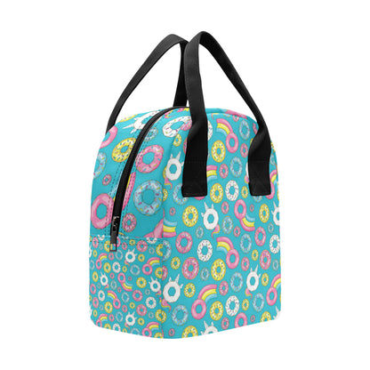 Donut Pattern Print Design DN013 Insulated Lunch Bag