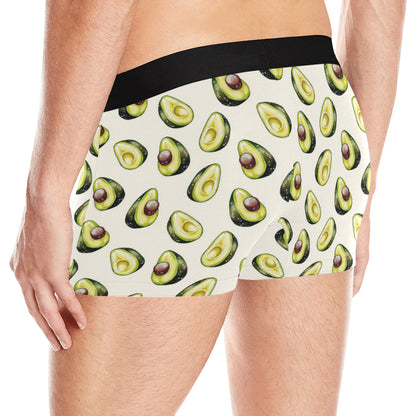 Avocado Pattern Print Design 01 Men's Boxer Briefs