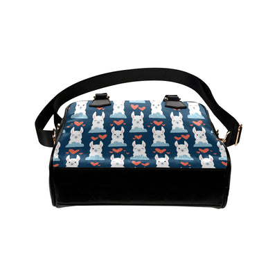 Alpaca Love Pattern Print Design 05 Shoulder Handbag