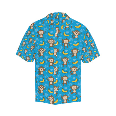 Monkey Pattern Print Design 05 Men's Hawaiian Shirt