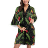 Bird Of Paradise Pattern Print Design BOP010 Women Kimono Robe