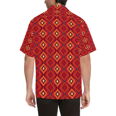 Aztec Pattern Print Design 06 Men's Hawaiian Shirt