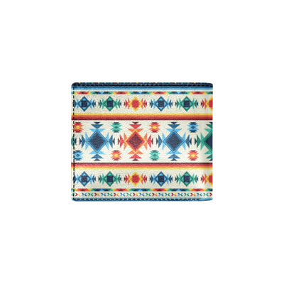 Aztec Pattern Print Design 02 Men's ID Card Wallet