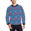 lotus Boho Pattern Print Design LO010 Men Long Sleeve Sweatshirt