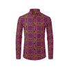 kaleidoscope Abstract Print Design Men's Long Sleeve Shirt