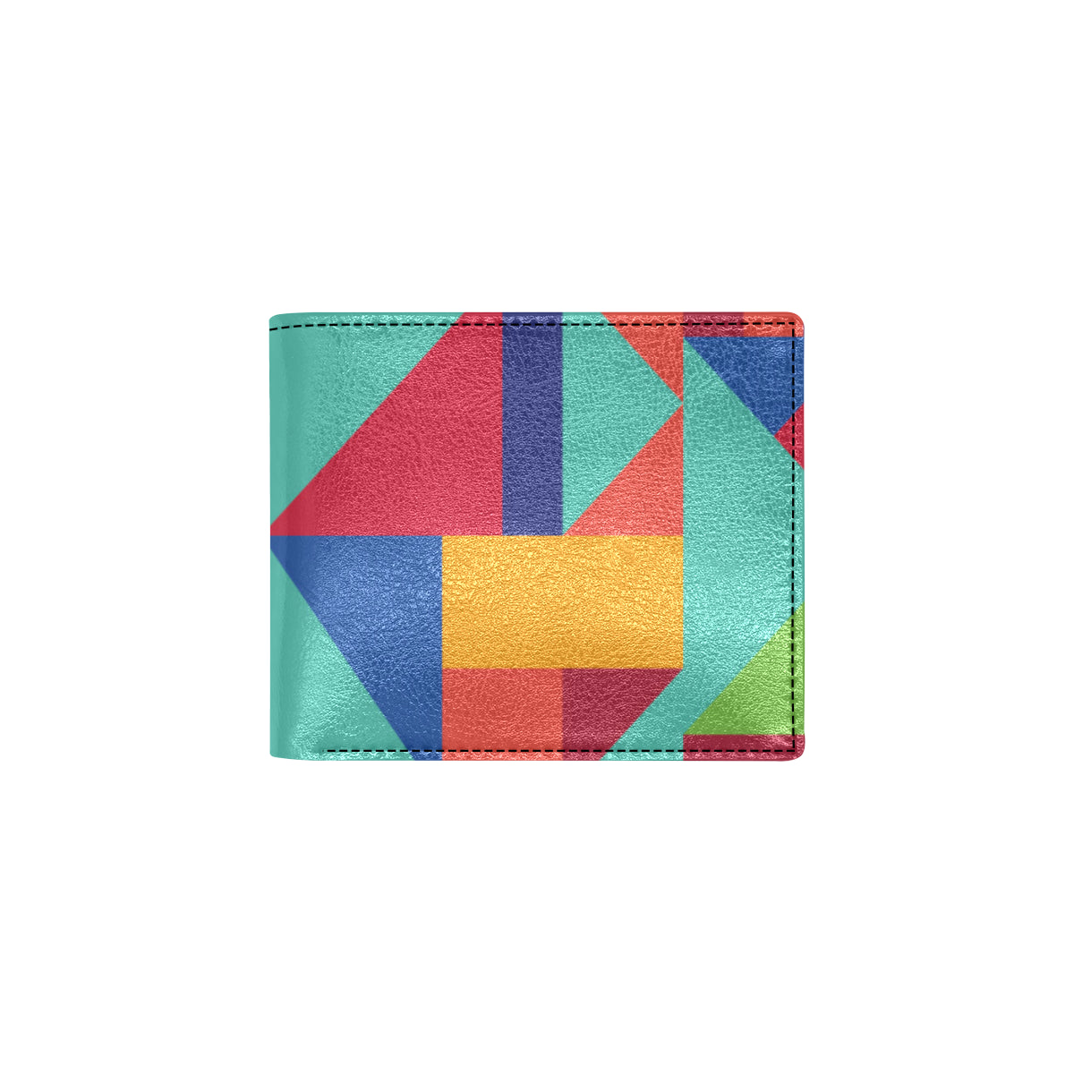 Mosaic Pattern Print Design 01 Men's ID Card Wallet