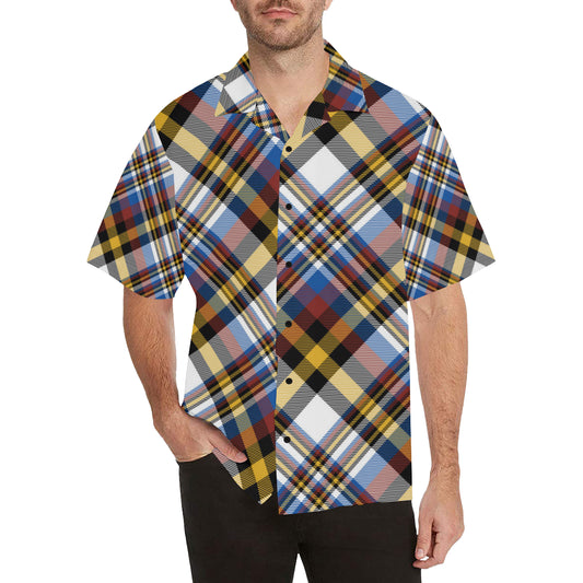 Madras Pattern Print Design 01 Men's Hawaiian Shirt