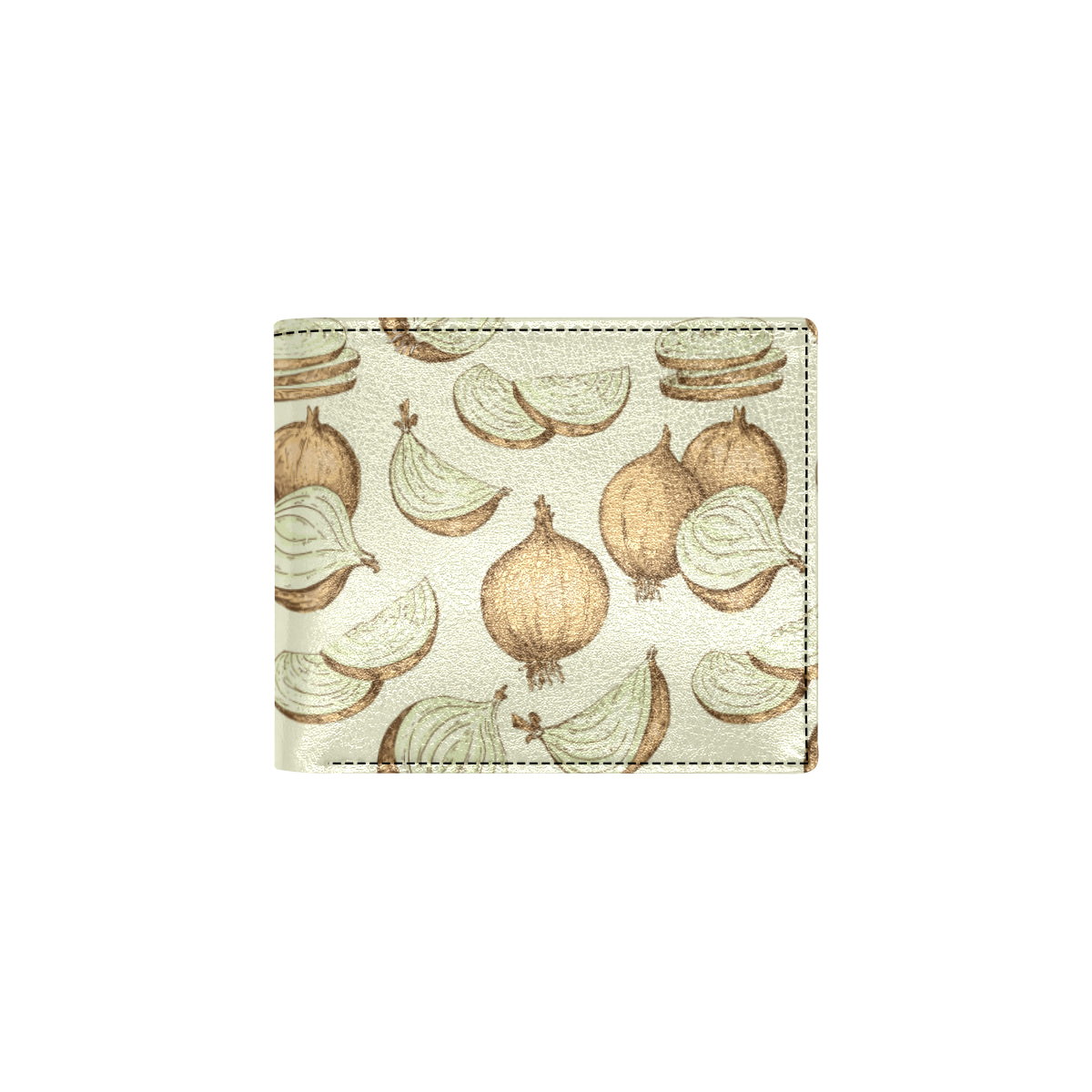 Onion Pattern Print Design A02 Men's ID Card Wallet