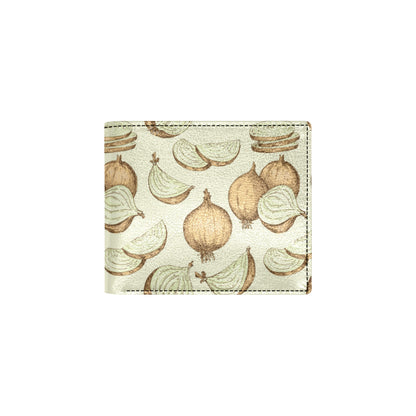 Onion Pattern Print Design A02 Men's ID Card Wallet