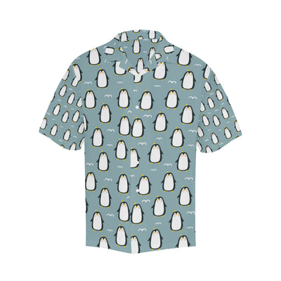 Penguin Pattern Print Design A02 Men's Hawaiian Shirt