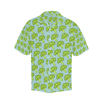 Broccoli Pattern Print Design 02 Men's Hawaiian Shirt