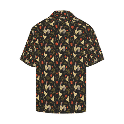 Chicken Pattern Print Design 04 Men's Hawaiian Shirt