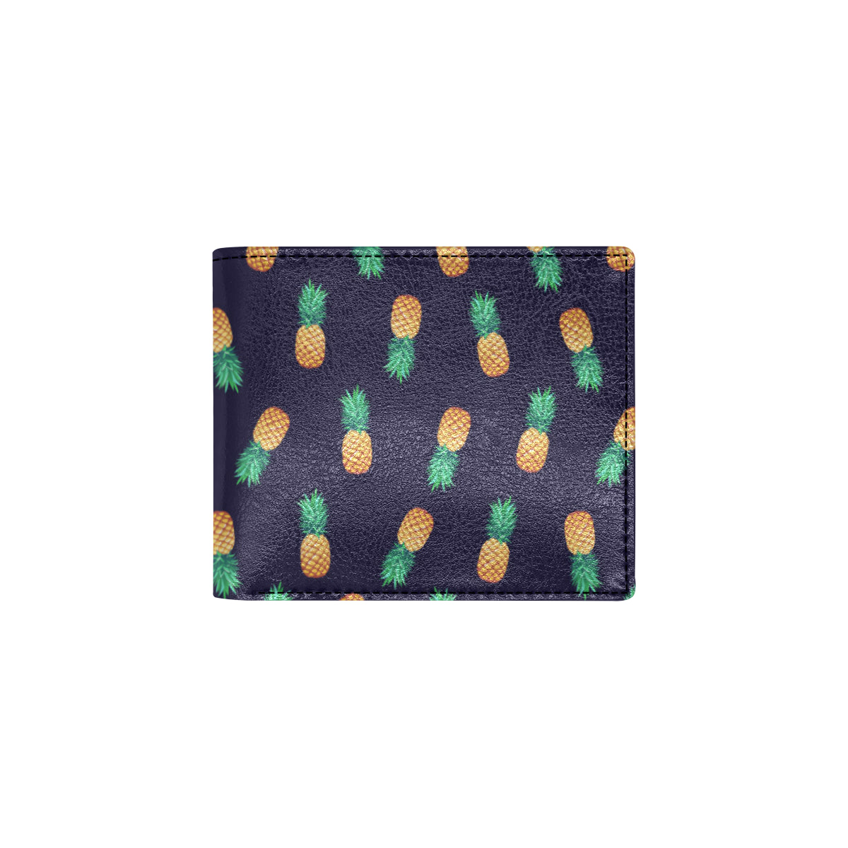Pineapple Pattern Men's ID Card Wallet