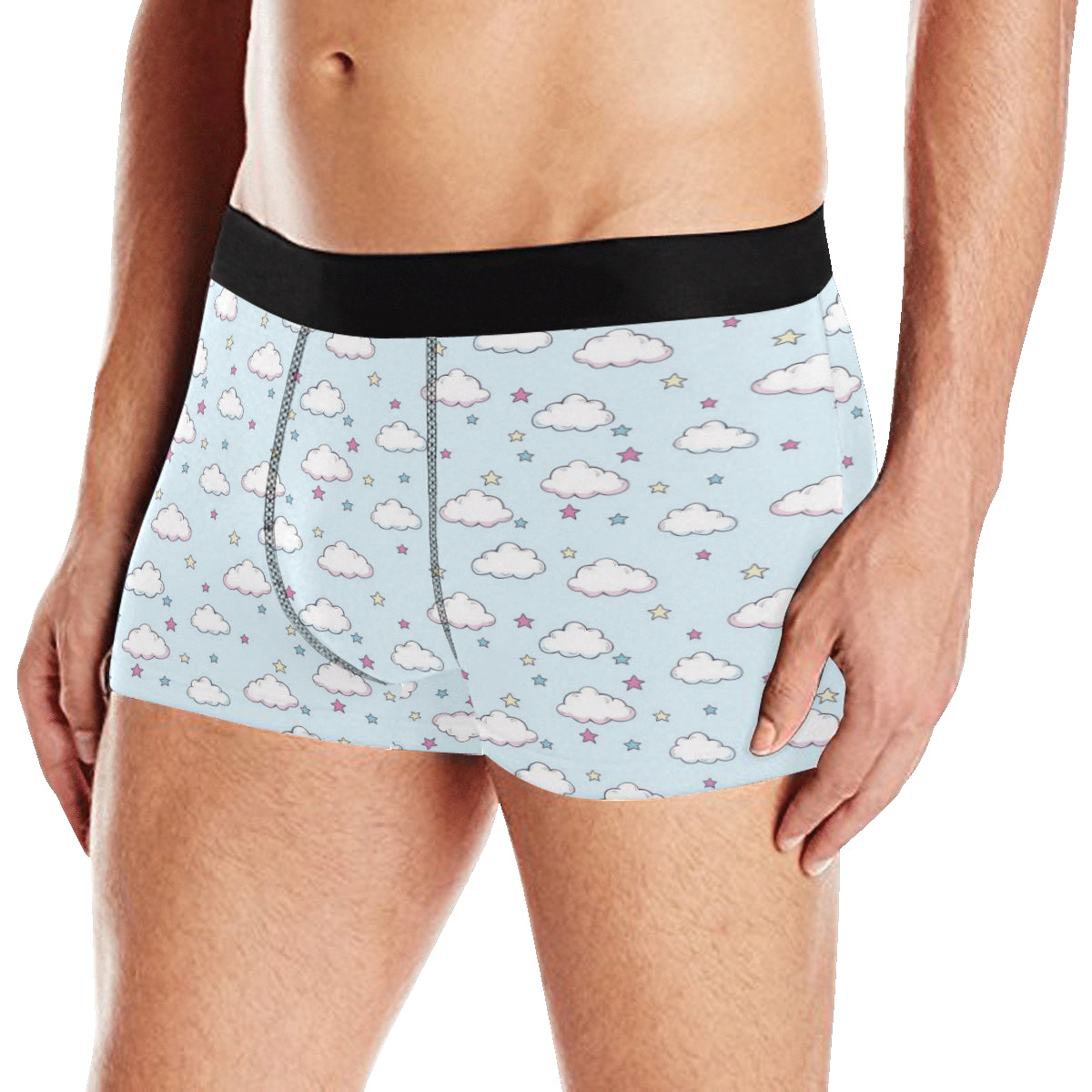 Cloud  Pattern Print Design 01 Men's Boxer Briefs