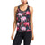 Pink Elephant Pattern Women's Racerback Tank Top