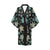 Sea Turtle Stamp Pattern Women Kimono Robe