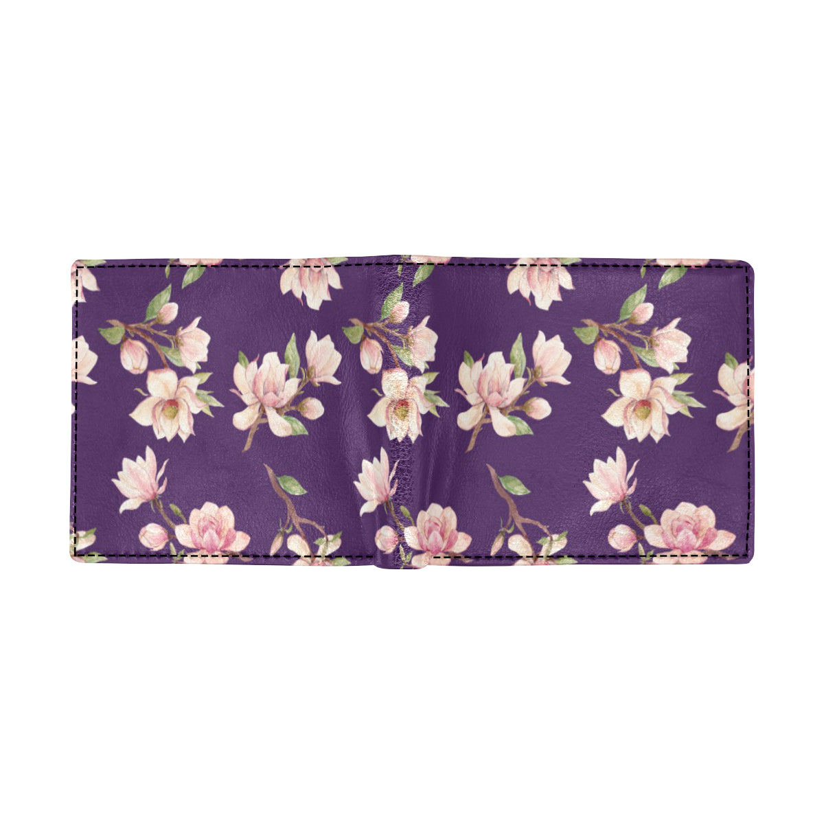 Magnolia Pattern Print Design MAG02 Men's ID Card Wallet