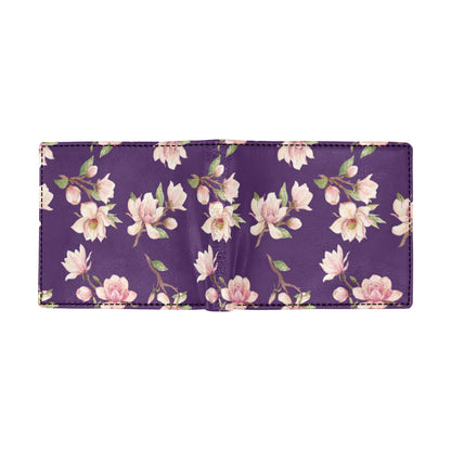Magnolia Pattern Print Design MAG02 Men's ID Card Wallet