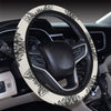 Native Indian Wolf Steering Wheel Cover with Elastic Edge
