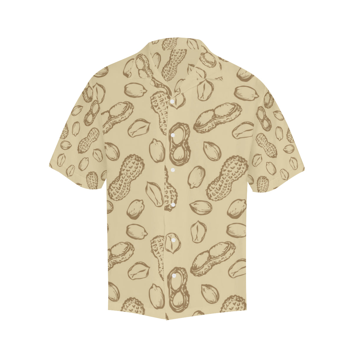 Peanut Pattern Print Design A02 Men's Hawaiian Shirt