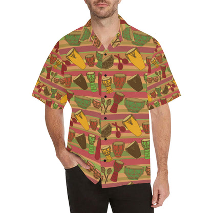 Percussion Pattern Print Design 01 Men's Hawaiian Shirt