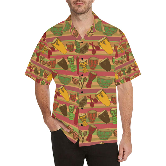 Percussion Pattern Print Design 01 Men's Hawaiian Shirt