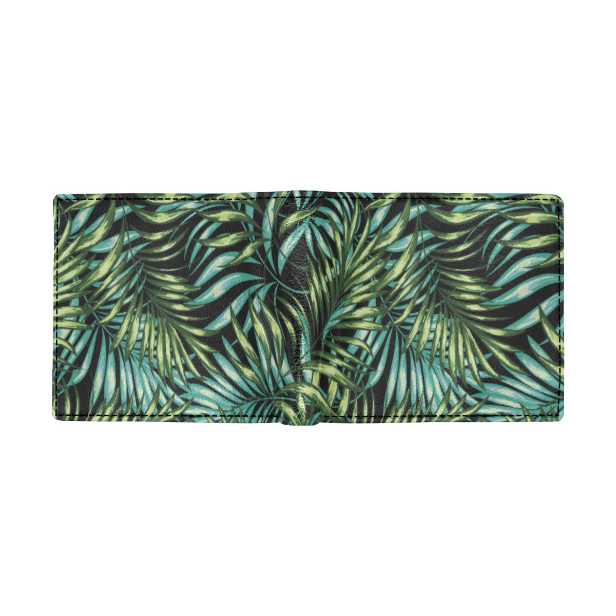 Tropical Flower Pattern Print Design TF08 Men's ID Card Wallet