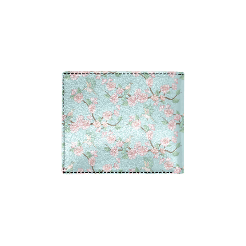 Cherry Blossom Pattern Print Design 02 Men's ID Card Wallet