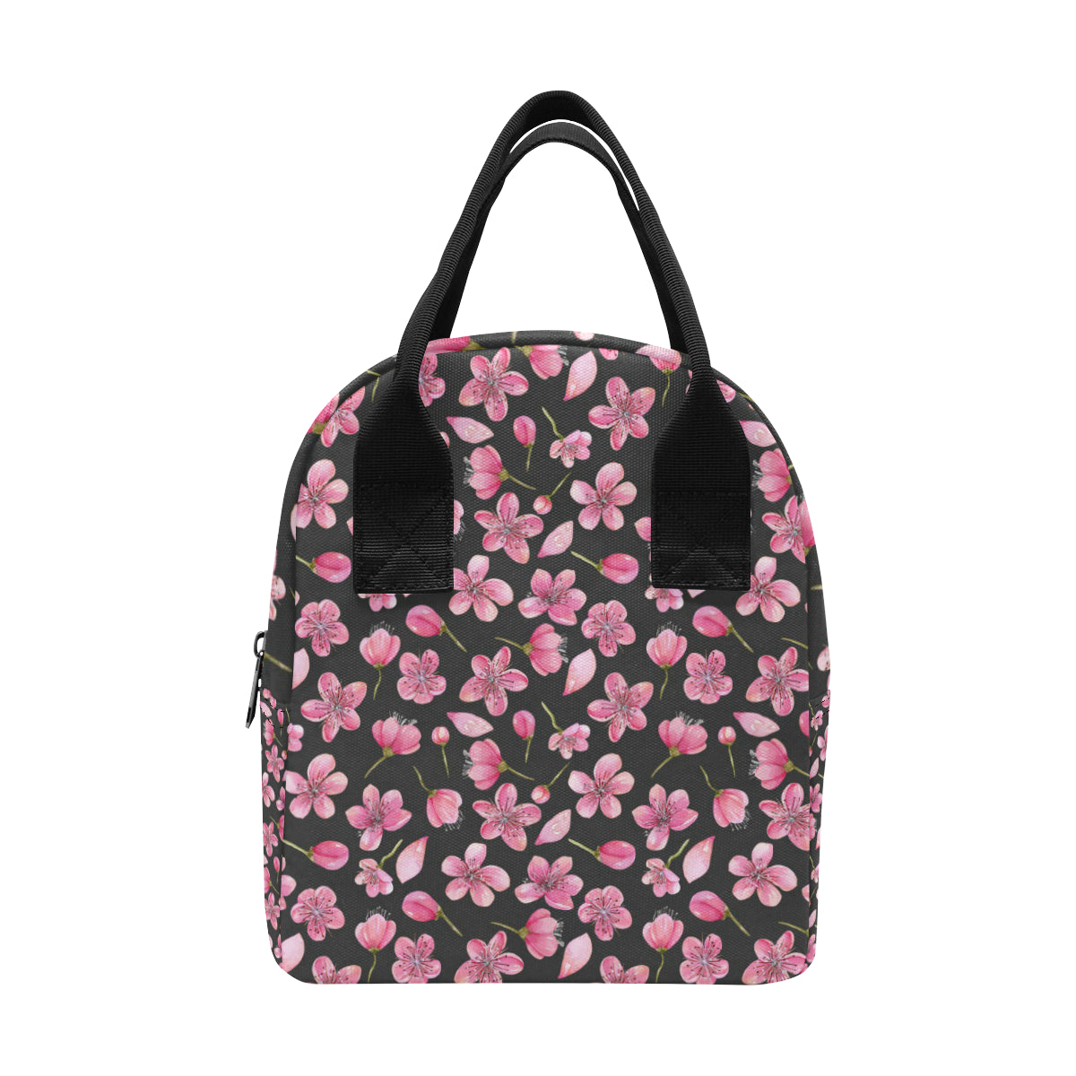 Apple blossom Pattern Print Design AB03 Insulated Lunch Bag