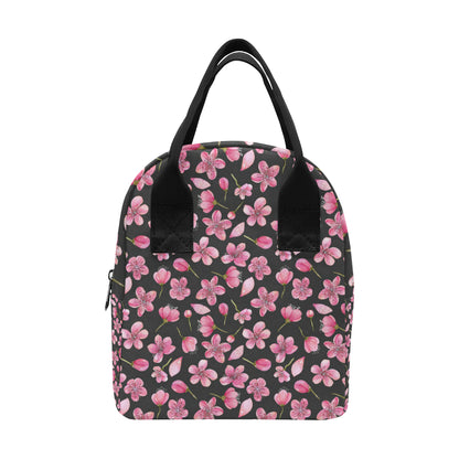 Apple blossom Pattern Print Design AB03 Insulated Lunch Bag